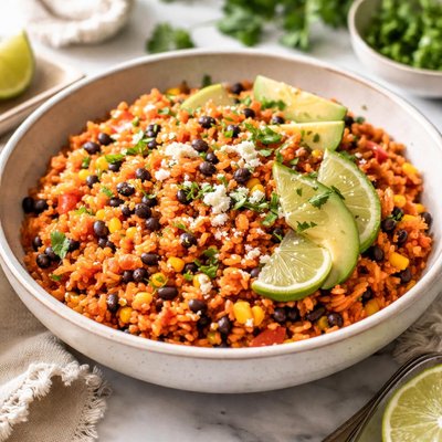 Image of Mexican Tomato Rice and Beans