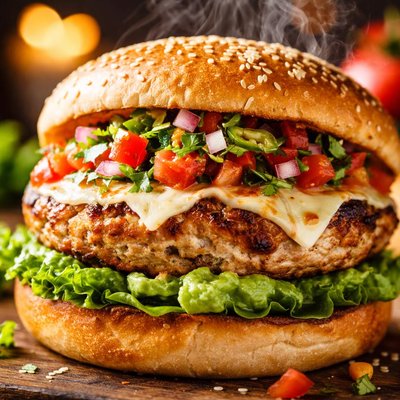 Image of Mexican Turkey Burger