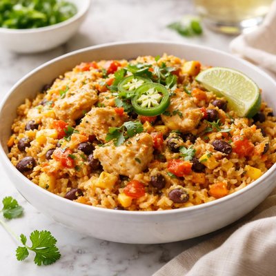 Image of Mexican Velveeta Chicken and Rice
