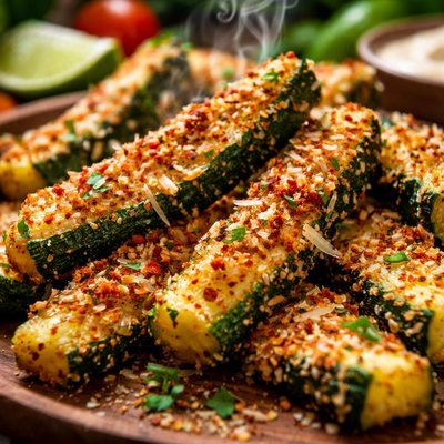 Image of Mexican Zucchini Oven Fries