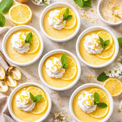 Image of Meyer Lemon Custard Cups