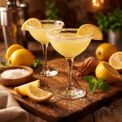 Image of Meyer Lemon Drop Martini