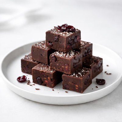 Image of Michigan Cherry Dark Chocolate Fudge