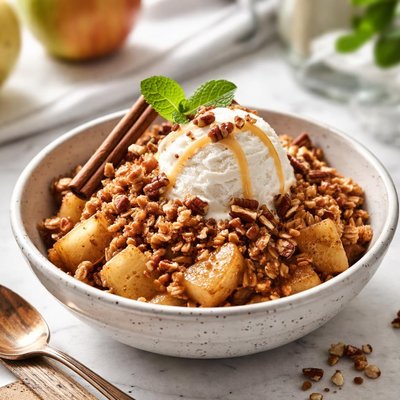 Image of Microwave Apple Crisp a La California