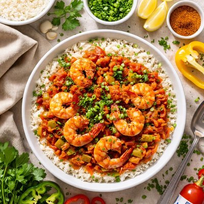 Image of Microwave Bayou Shrimp Creole