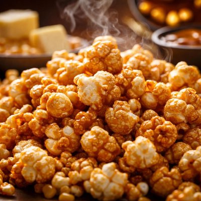 Image of Microwave Caramel Popcorn