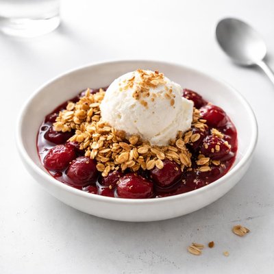 Image of Microwave Cherry Crisp
