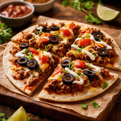 Image of Microwave Mexican Pizza