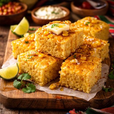 Image of Microwave Mexican Restaurant Sweet Corn Cake