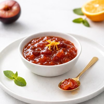 Image of Microwave Plum Orange Jam