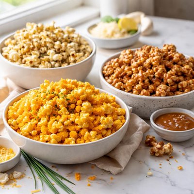 Image of Microwave Popcorn Three Ways