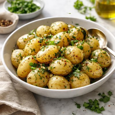 Image of Microwave Potatoes with Herbs