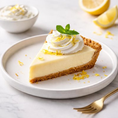 Image of Microwave Sour Cream Lemon Pie