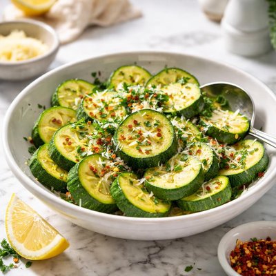 Image of Microwave Steamed Zucchini