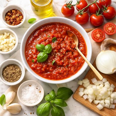 Image of Microwave Tomato Sauce