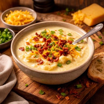 Image of Microwave Wisconsin Cheesy Potato Soup