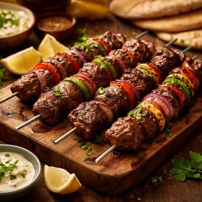 Image of Middle Eastern Beef Kabobs