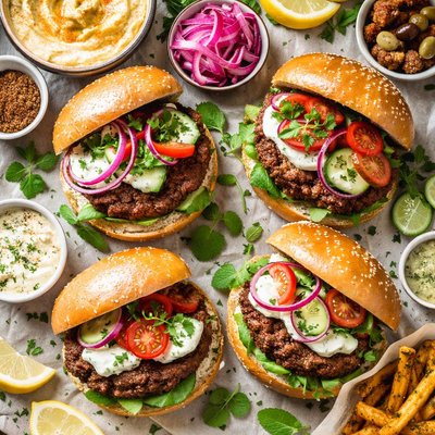 Image of Middle Eastern Burgers