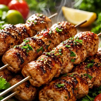Image of Middle Eastern Chicken Skewers