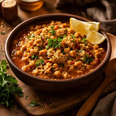 Image of Middle Eastern Chickpea Rice Stew