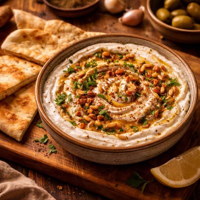 Image of Middle Eastern Tahini and Yogurt Appetizer