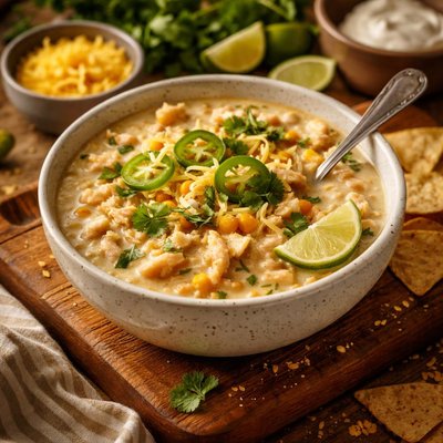 Image of Midwestern White Chicken Chili