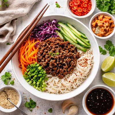 Image of Vegan Mie Zhajiang