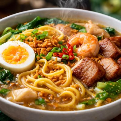 Image of Vegan Miki Noodle Soup