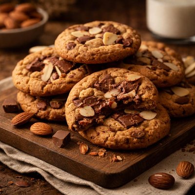 Image of Milk Chocolate Almond Cookies