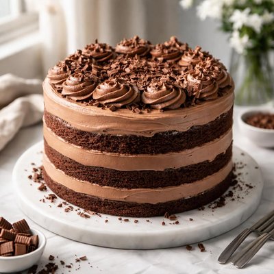 Image of Milk Chocolate Frosted Layer Cake