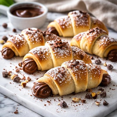 Image of Milk Chocolate Rolled Crescents