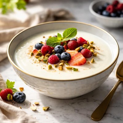 Image of Milk Soup Made with Pudding or Blancmange Powder