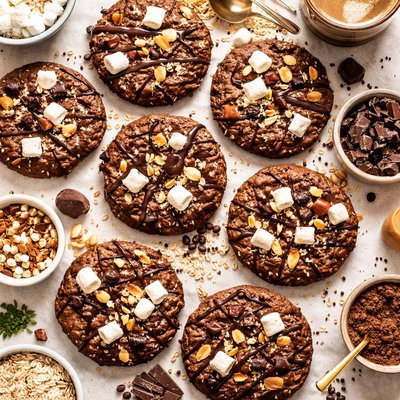 Image of Millennium Mocha Rocky Road Oatmeal Cookies