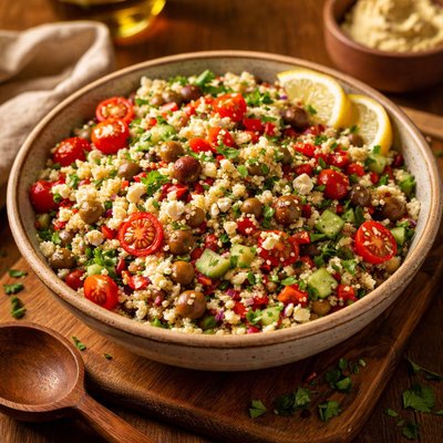 Image of Millet Quinoa Mediterranean Salad