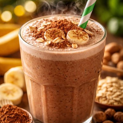 Milo Breakfast Smoothie Shake Recipe