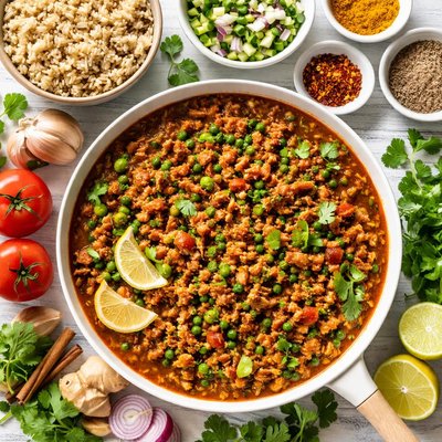 Image of Curry de carne picada sin azúcar
