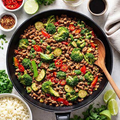 Image of Keto Minced Meat Stir-Fry