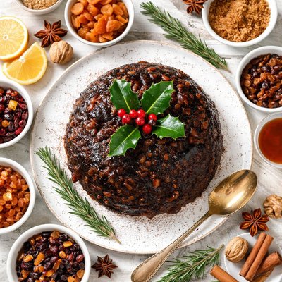 Image of Mincemeat Plum Pudding