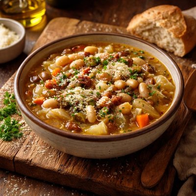 Image of Minestra Cabbage Beans