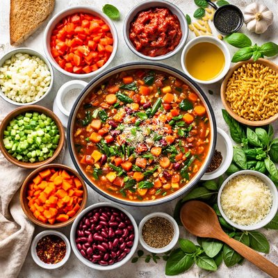 Image of Minestrone Pasta Recipe