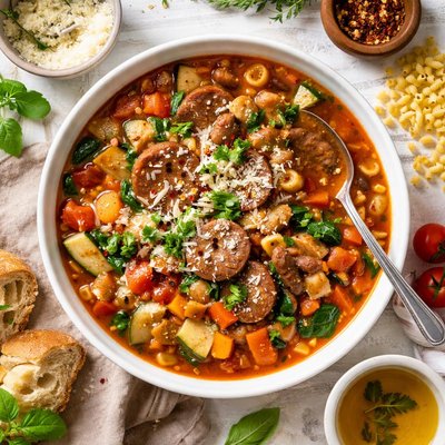 Image of Minestrone with Italian Sausage