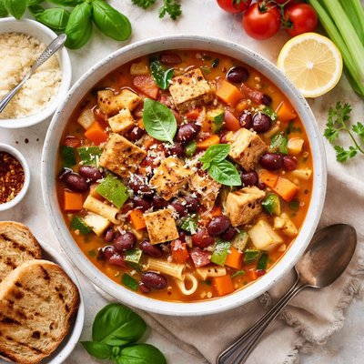 Image of Minestrone with Tofu