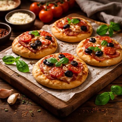 Image of Mini Baked Pizzas