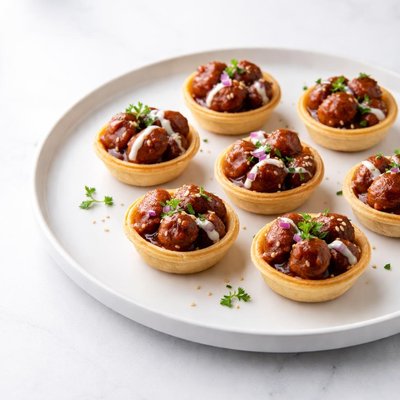Image of Mini Bbq Sausage Tartlets