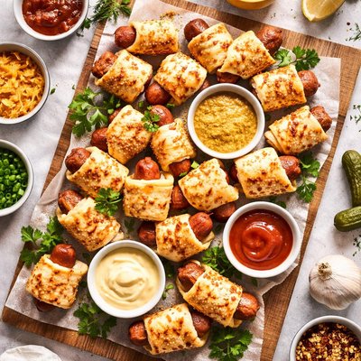 Image of Mini Beef Smokies Pigs in a Blanket