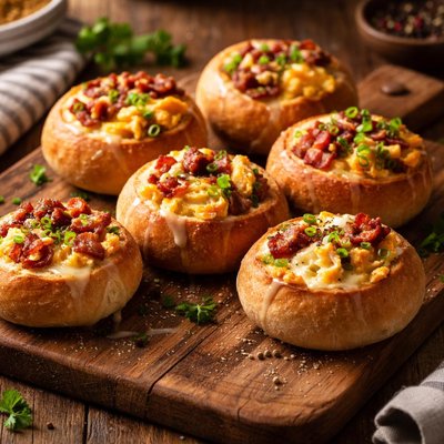 Image of Mini Breakfast Bread Bowls 5fix