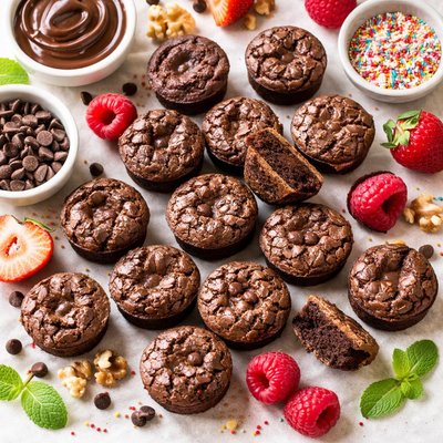 Image of Mini Brownies Two Bite