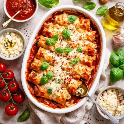 Image of Mini Canneloni Bake