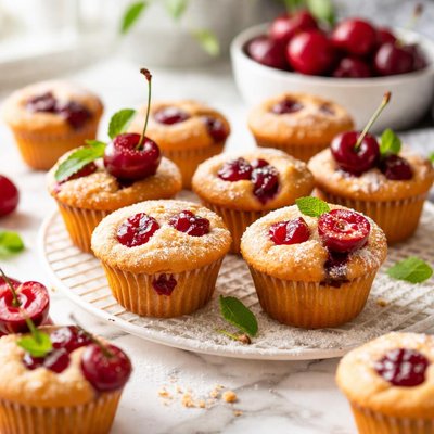 Image of Mini Cherry Muffins