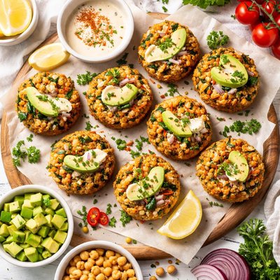 Image of Mini Chickpea Cakes